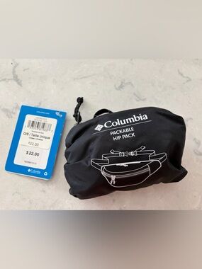Columbia Packable Hip Pack - Black  unisex NWT